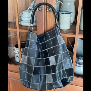 *SOLD* Lucky Brand Black Patchwork Handbag